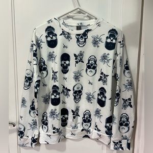 Shein skull pullover